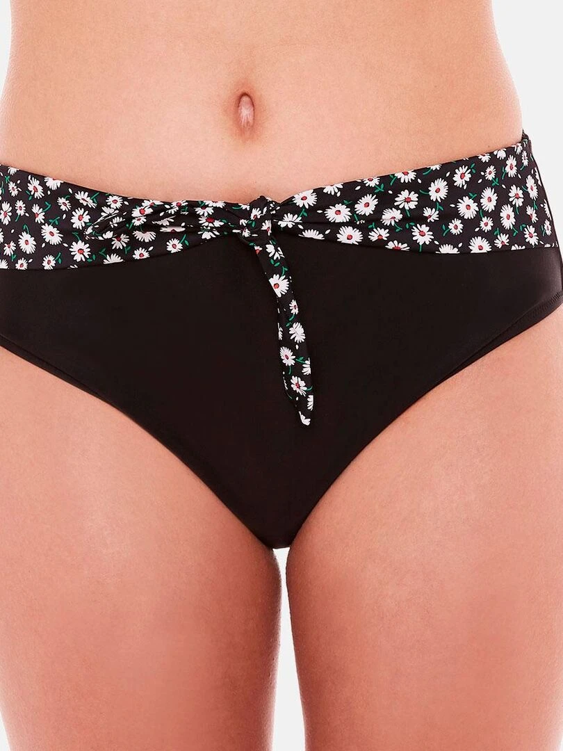 Culotte haute PARADIS   Brigitte Bardot Bain   Noir