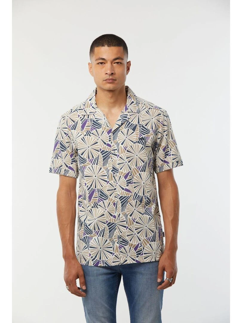 Lee Cooper Chemise manches courtes coton relax DOSTY Bleu foncé