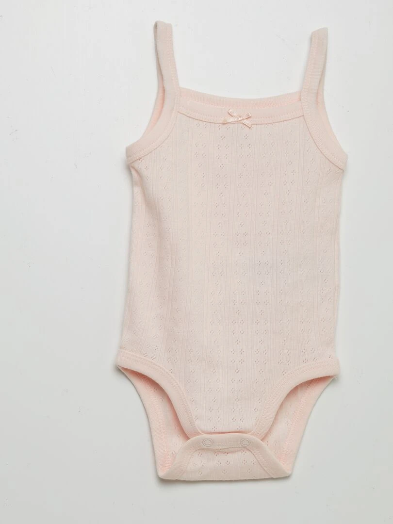 Lot de 3 bodys à bretelles   Bleu