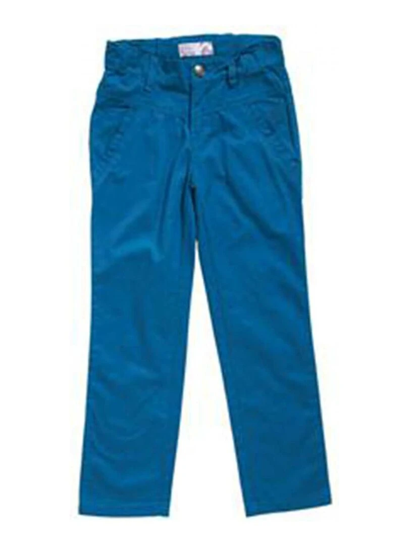 Pantalon coupe droite fille FAKIARA MISS GIRLY Bleu