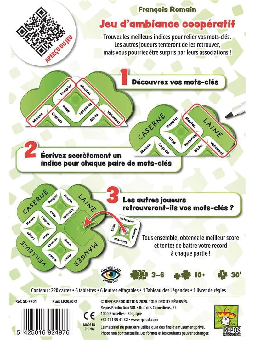 So Clover le jeu de societe N/A