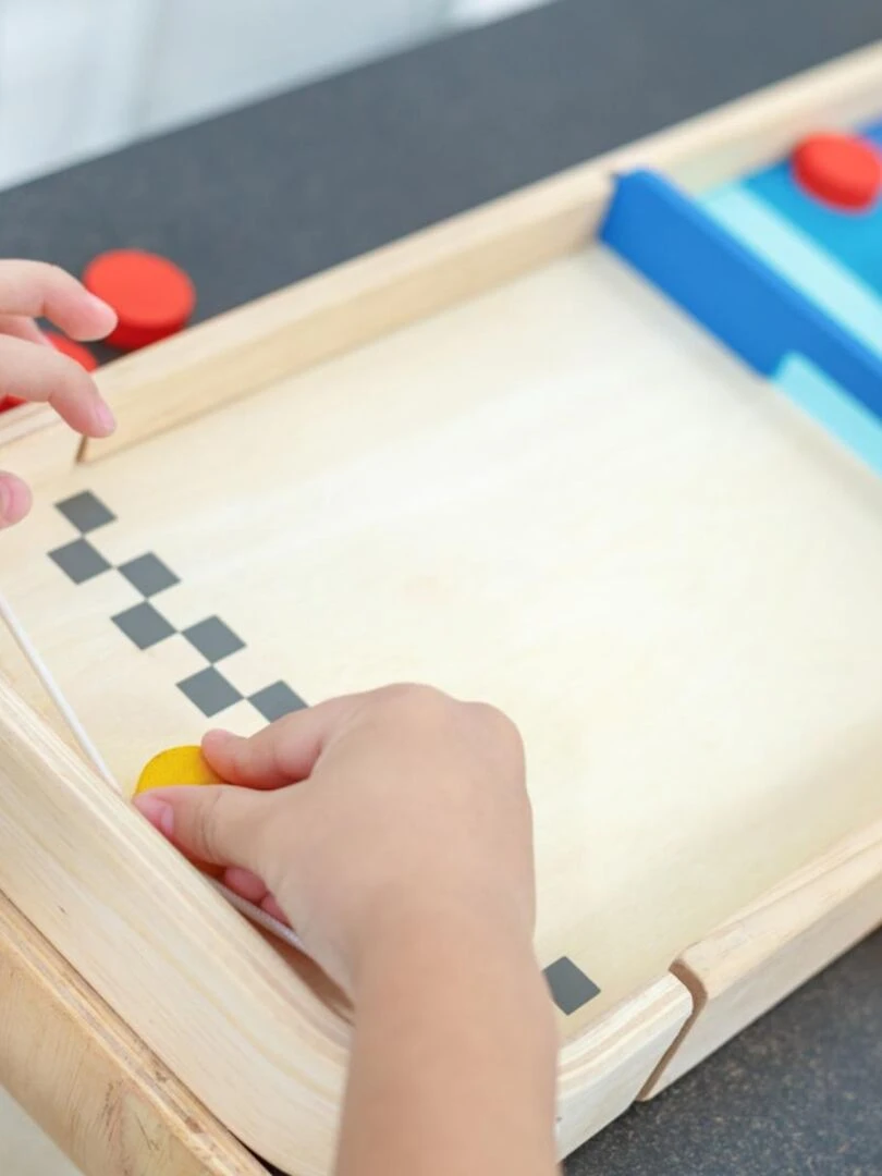 Jeu de palets en bois   Rouge