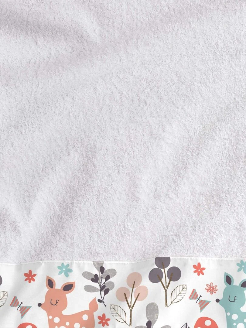 Lot de serviettes Woodland "Happyfriday"   Blanc