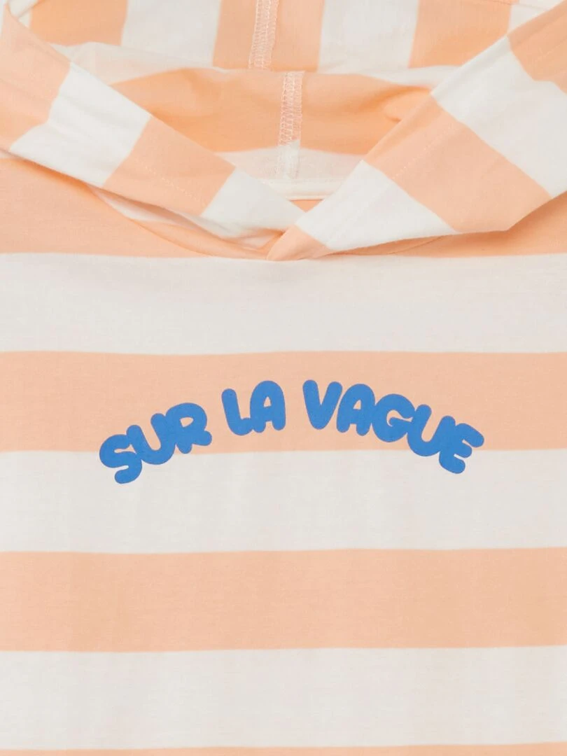 T shirt à capuche Orange