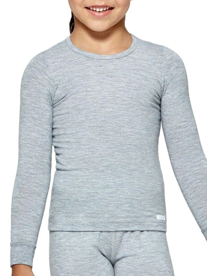 Impetus Junior Tricot de peau manches longues Thermo Gris