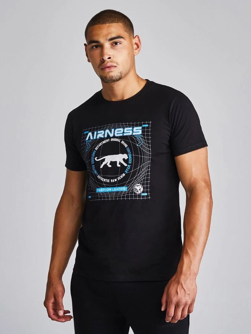 TEE SHIRT DATA Airness   Noir