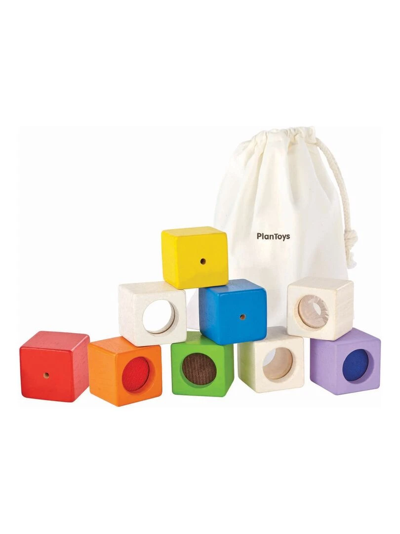 Blocs sensoriels (9 cubes) N/A