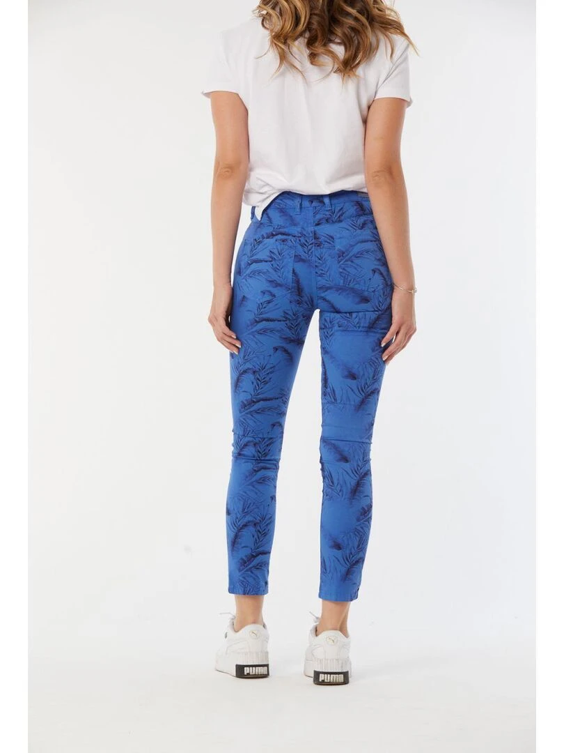 Lee Cooper   Pantalon coton slim LC135   Bleu