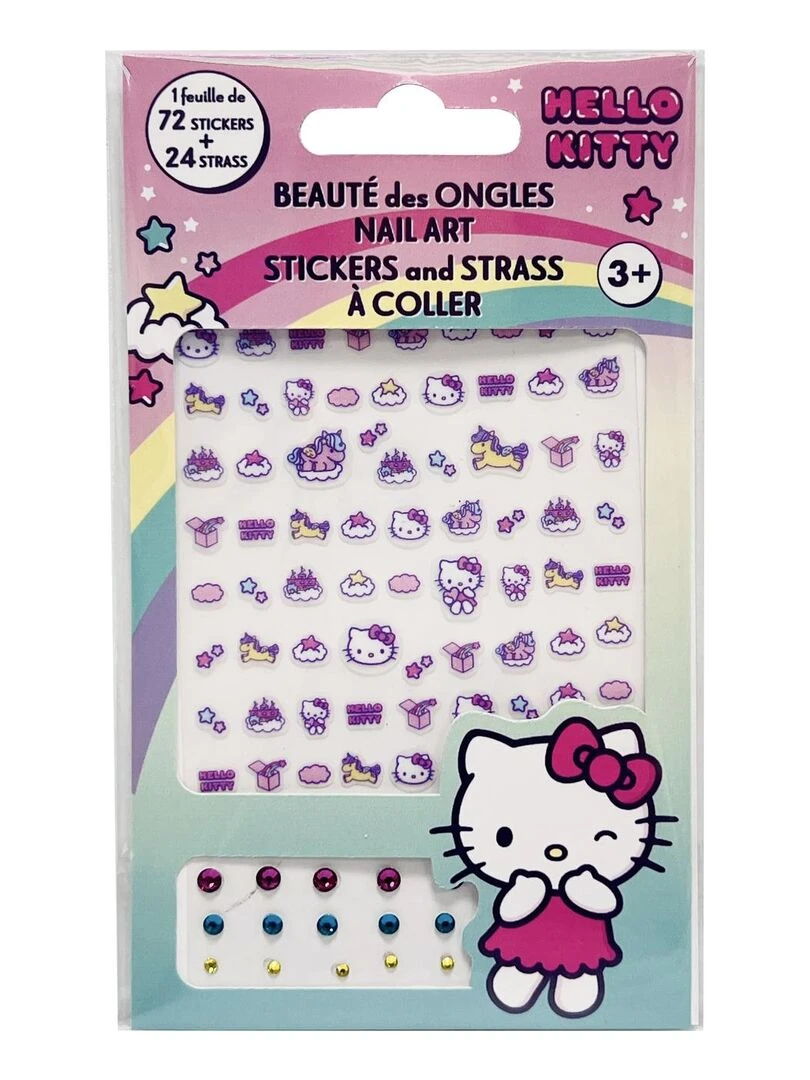 Hello Kitty Nail Art Stickers et strass à Ongles N/A
