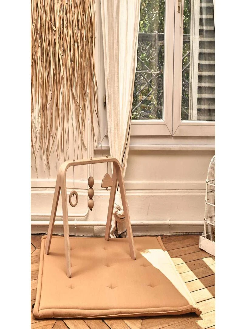 Arche d'éveil NAHO avec Jouets en Bois Beige