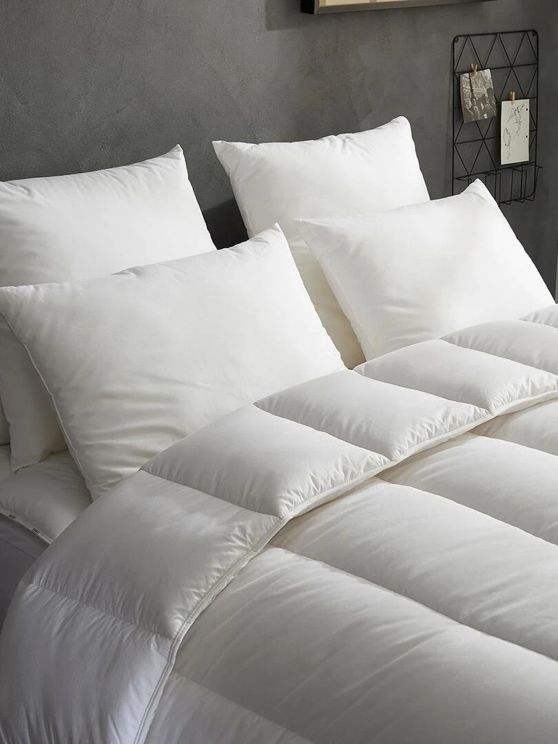 DODO Lot de 2 Oreillers Top Soutien Ferme Blanc