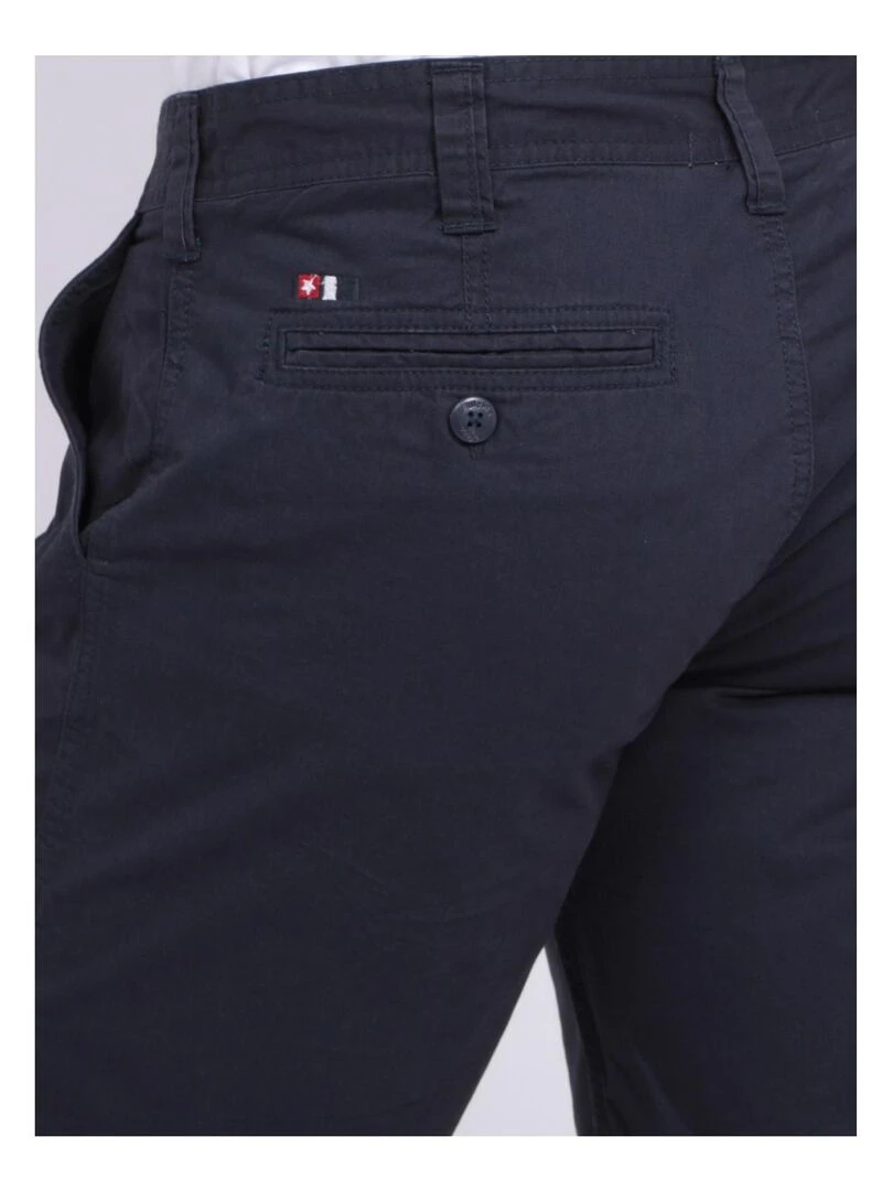 Bermuda chino BAGOO   Bleu marine