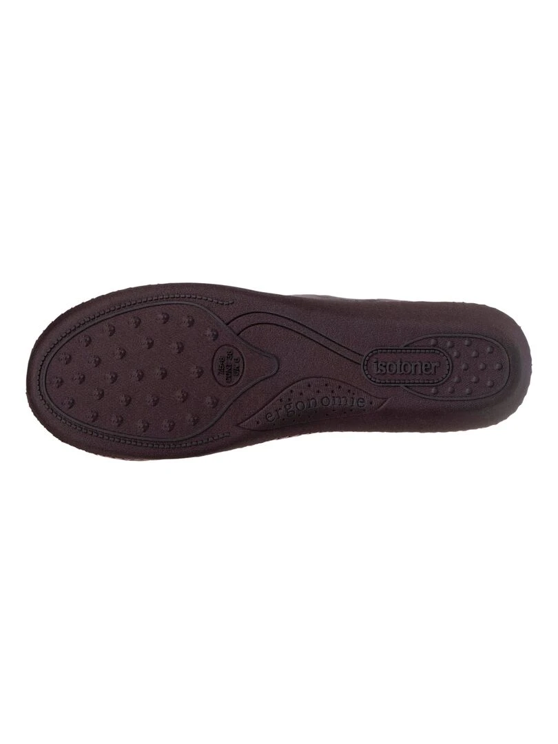 Chaussons mules talon Femme Gris foncé   Gris