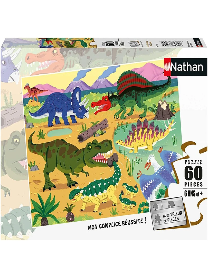 Puzzle 60p Les Dinosaures Du Cretace   N/A