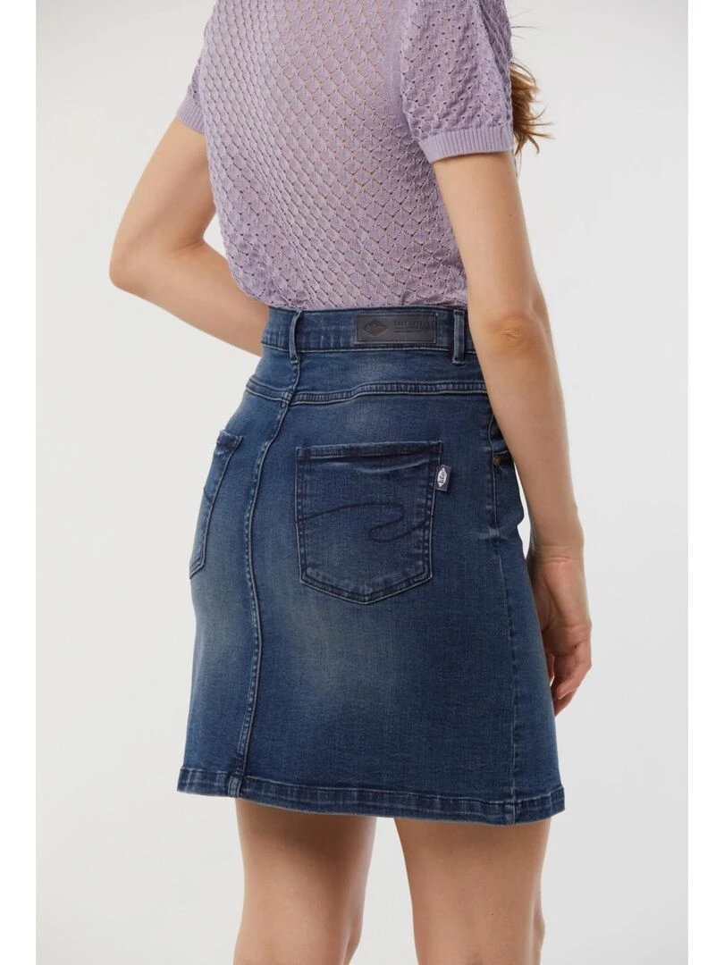 Lee Cooper   Jupe coton regular POKA   Bleu