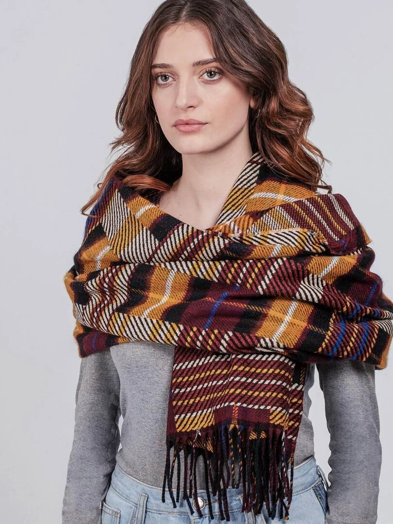 Châle Kipi Fabriqué en France Multicolore