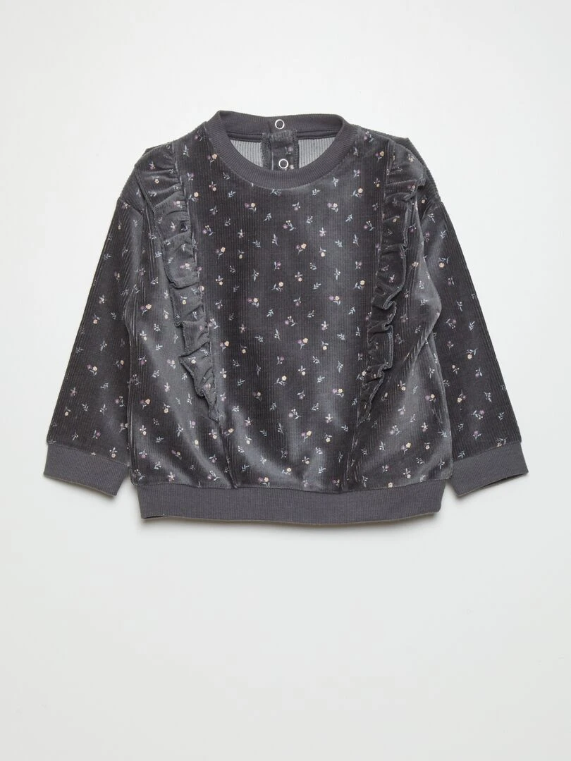 Ensemble de pyjama à motif   2 pièces   Noir