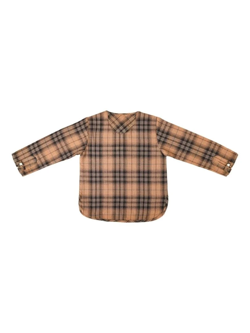 Chemise Intersaison Garçon  Carrx Marron  ROBINSON   'LA FAUTE A VOLTAIRE'   Marron