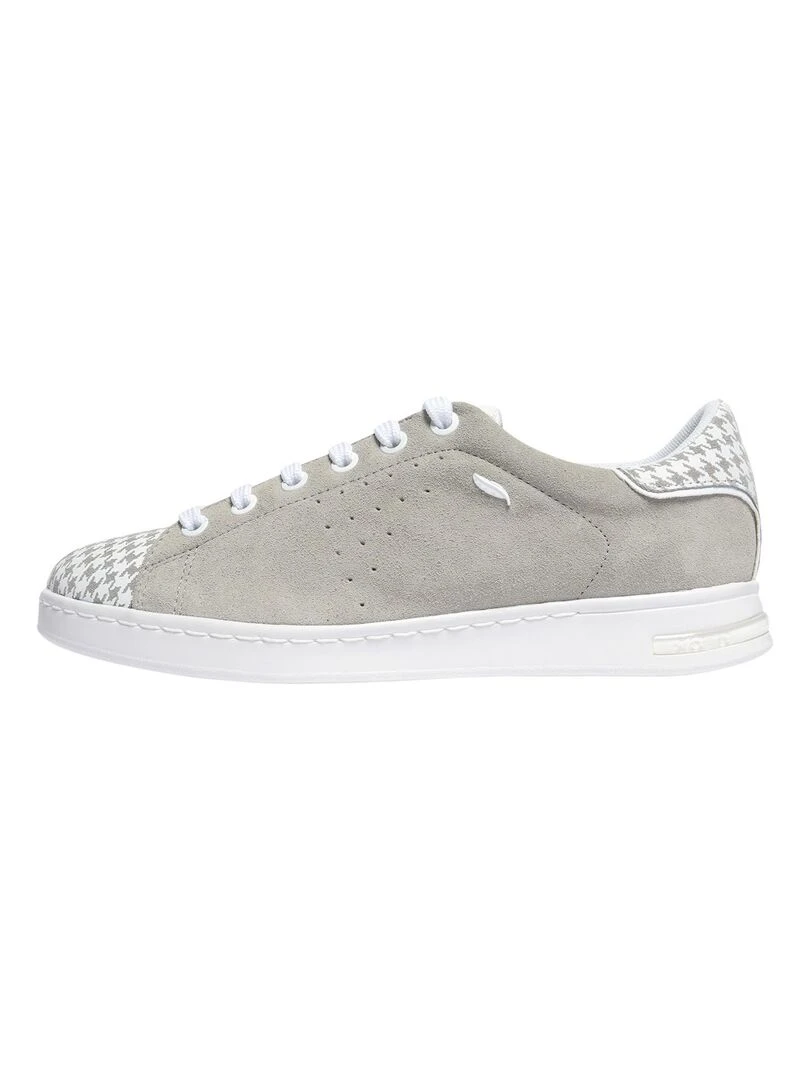 Basket Geox D JAYSEN A SUEDE+PRN.GOA.SUE Gris
