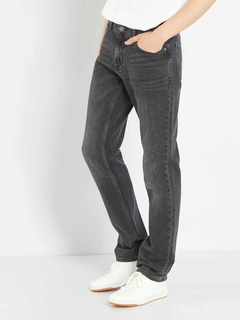 Jean regular L34   Noir gris