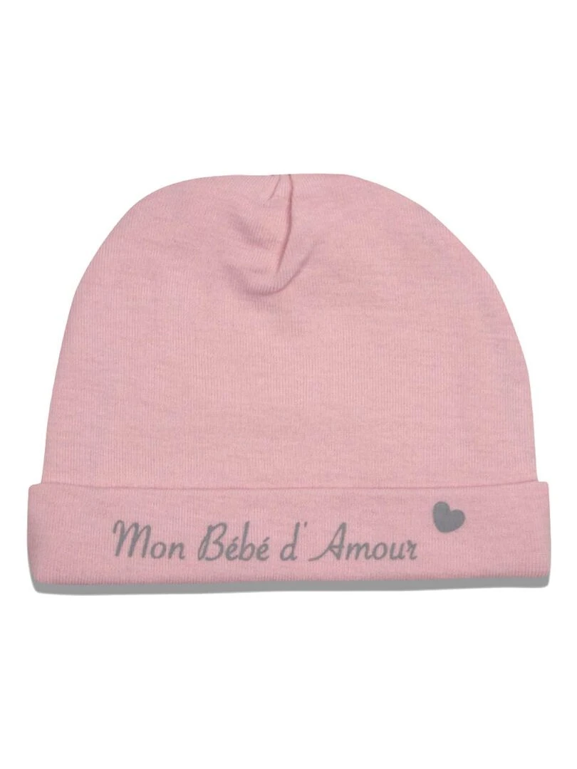 Bonnet LES CHATOUNETS Rose