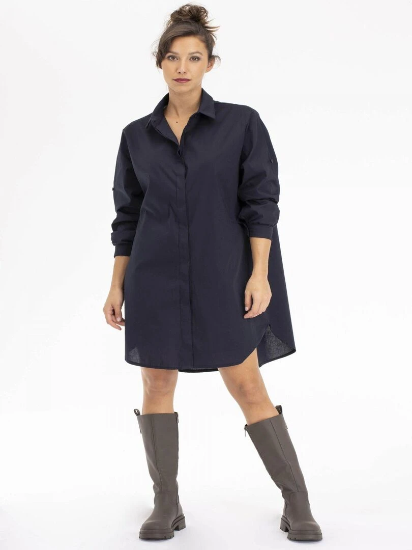 Robe CARLY Gérard Pasquier Bleu marine