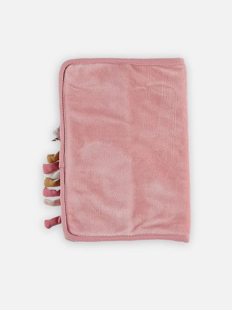 Protège carnet de santé Veloudoux Lina & Joy   Rose