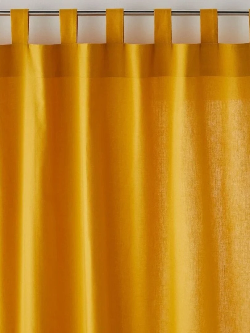 Rideau 135x260 cm Jackson moutarde Jaune