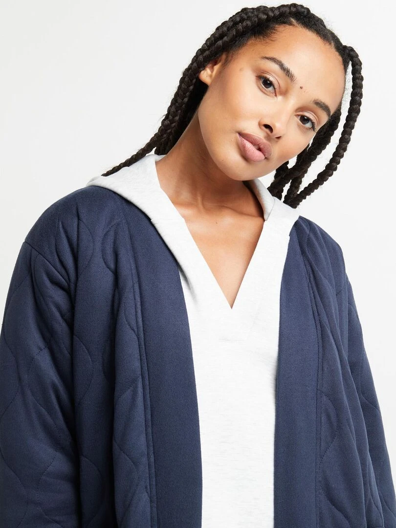 Veste maille Celestine   RougeGorge Lingerie   Bleu marine