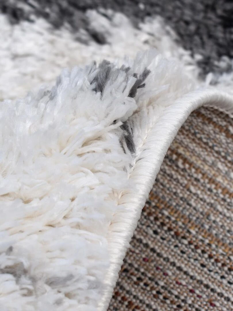 Tapis shaggy DOUX 5 OEKO TEX®   Ecru