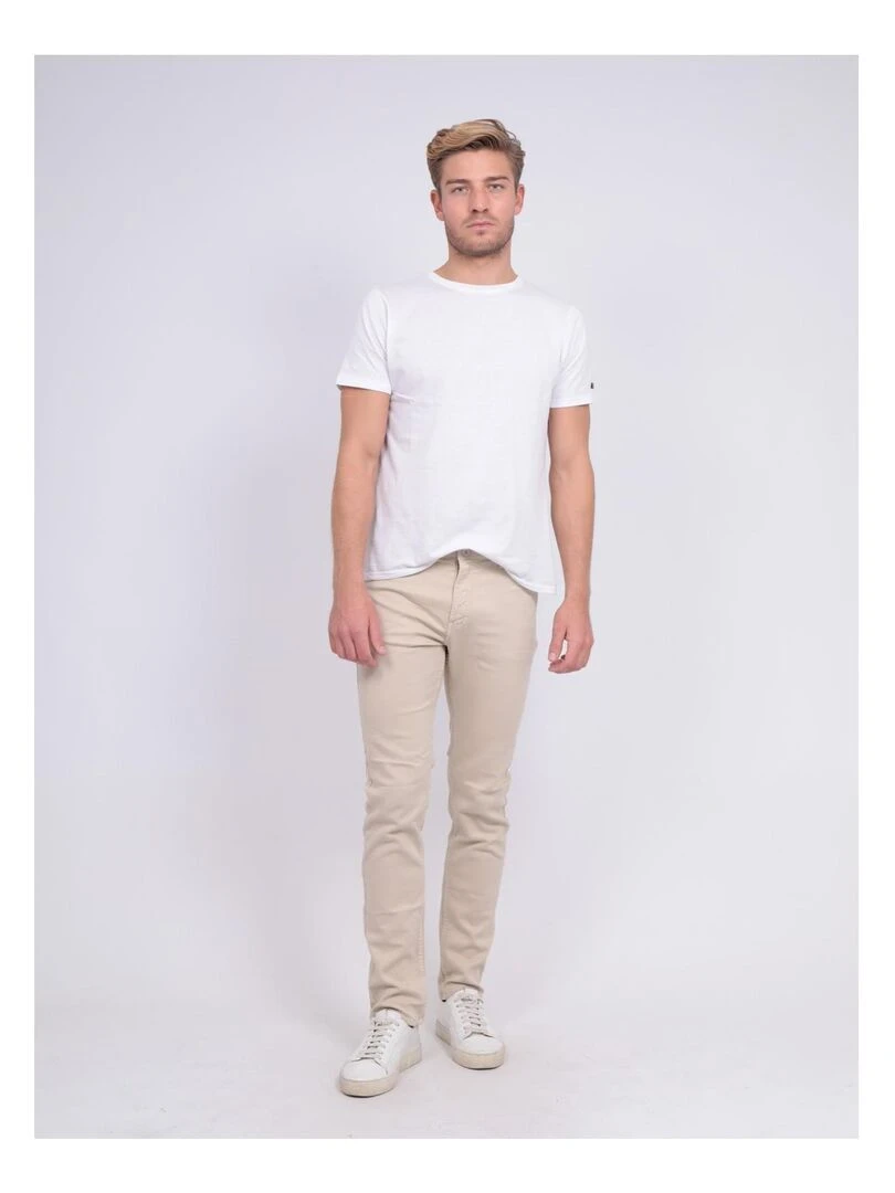 Pantalon 5 poches CANDELO   Beige