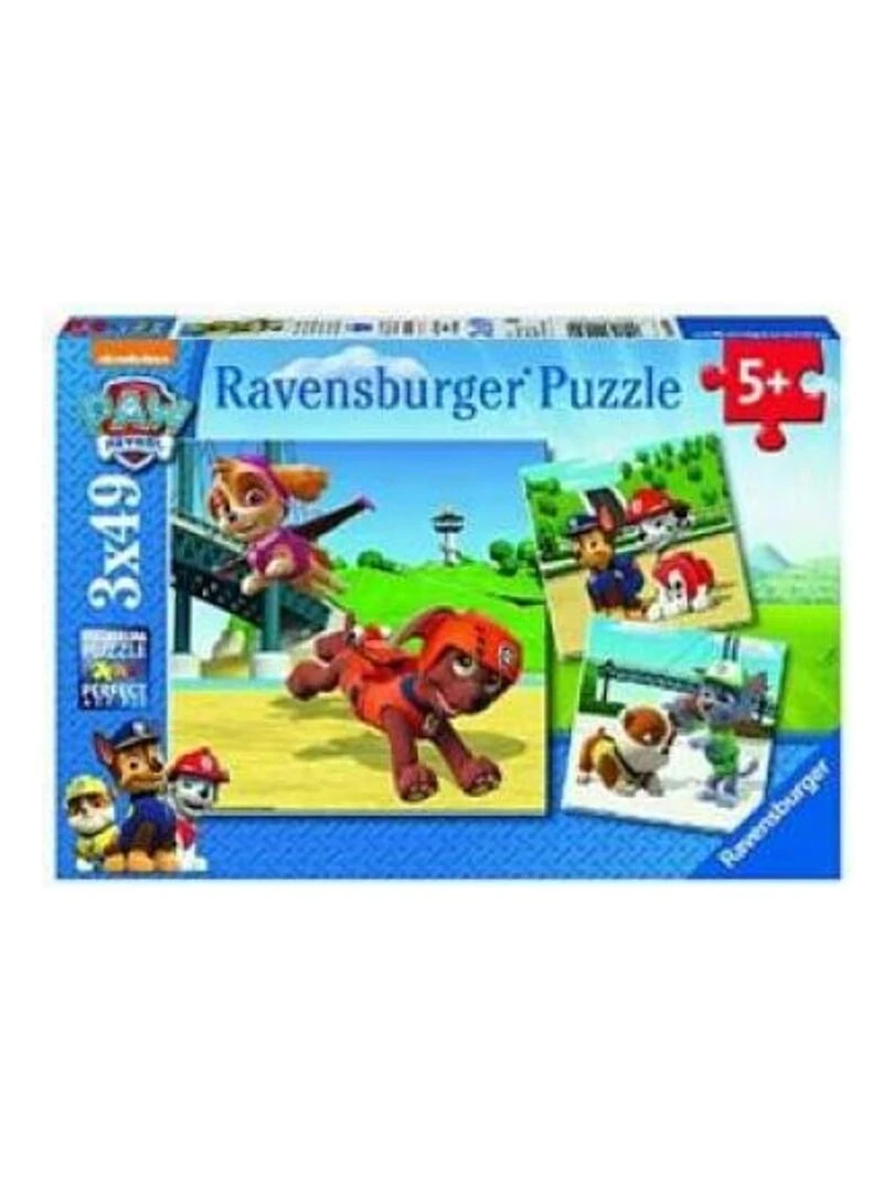 Puzzle 3x49p Pat Patrouille Equipe des 4 pattes N/A