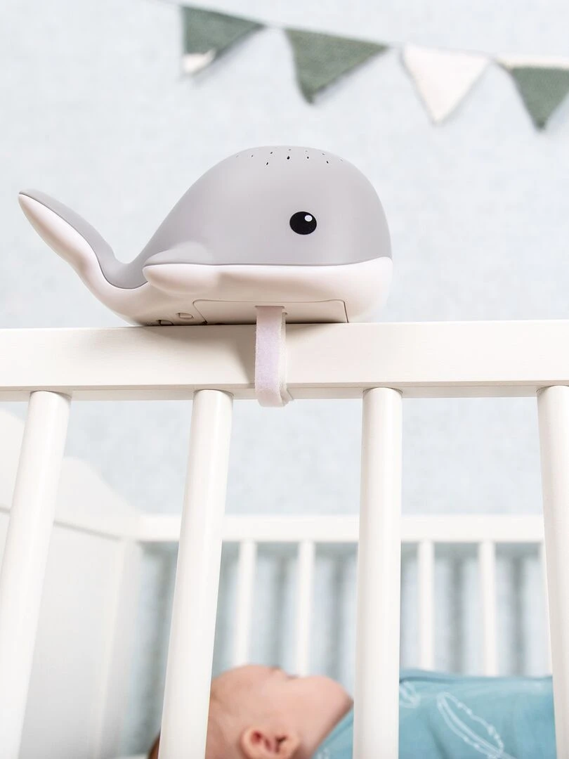 Projecteur d'ambiance Wally la baleine grise   Gris