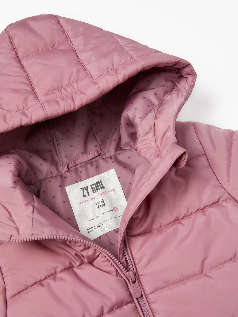 Doudoune à Capuche Bébé Fille   MAGICAL IMAGINATION   Violet