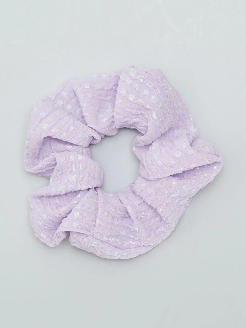 Lot de 3 chouchous imprimés   Violet/rose