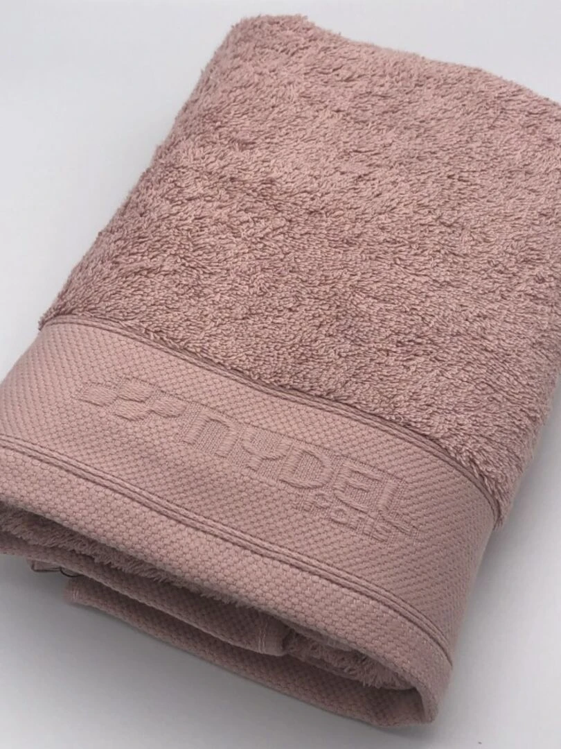 SERVIETTE EPONGE 50x100 cm 700grm ² Rose pâle