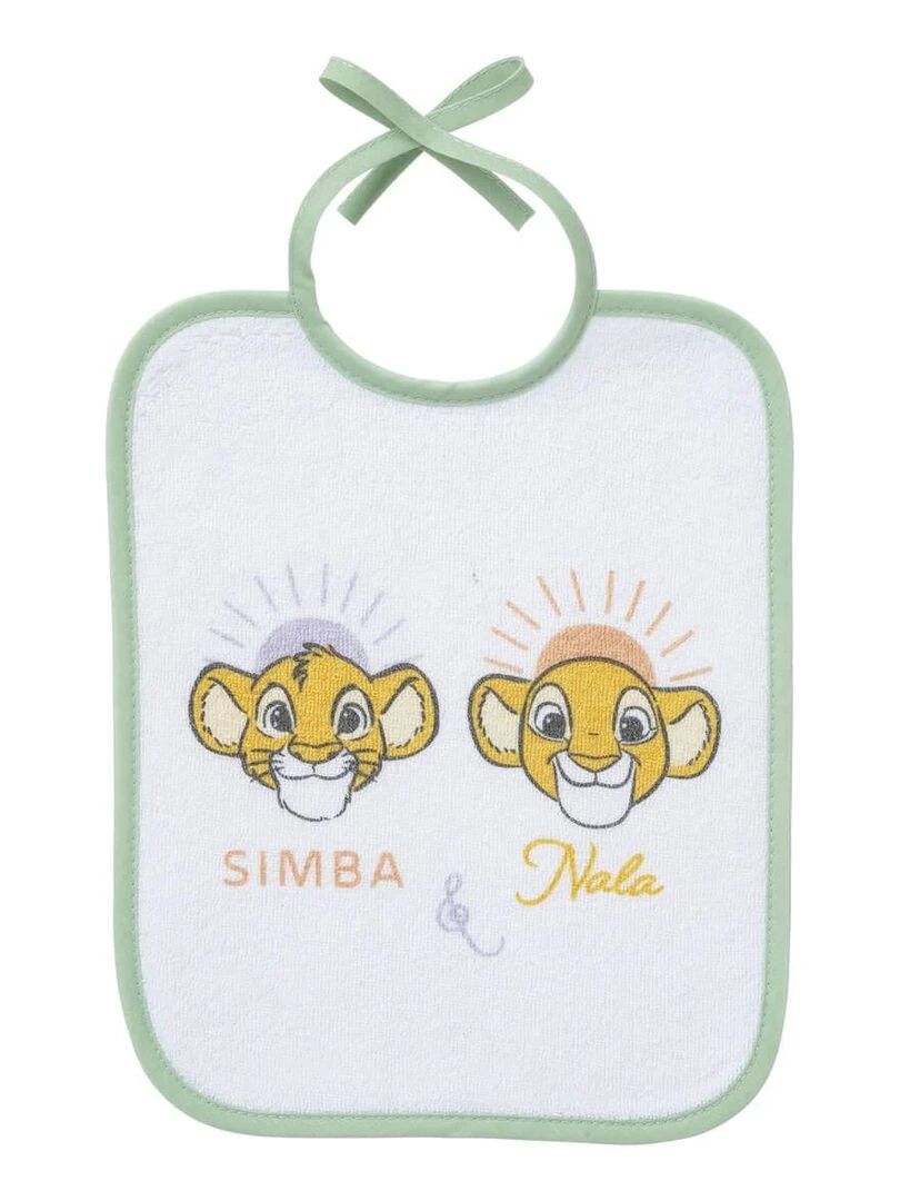 7 bavoirs naissance Roi Lion Cosy Time   Vert tilleul