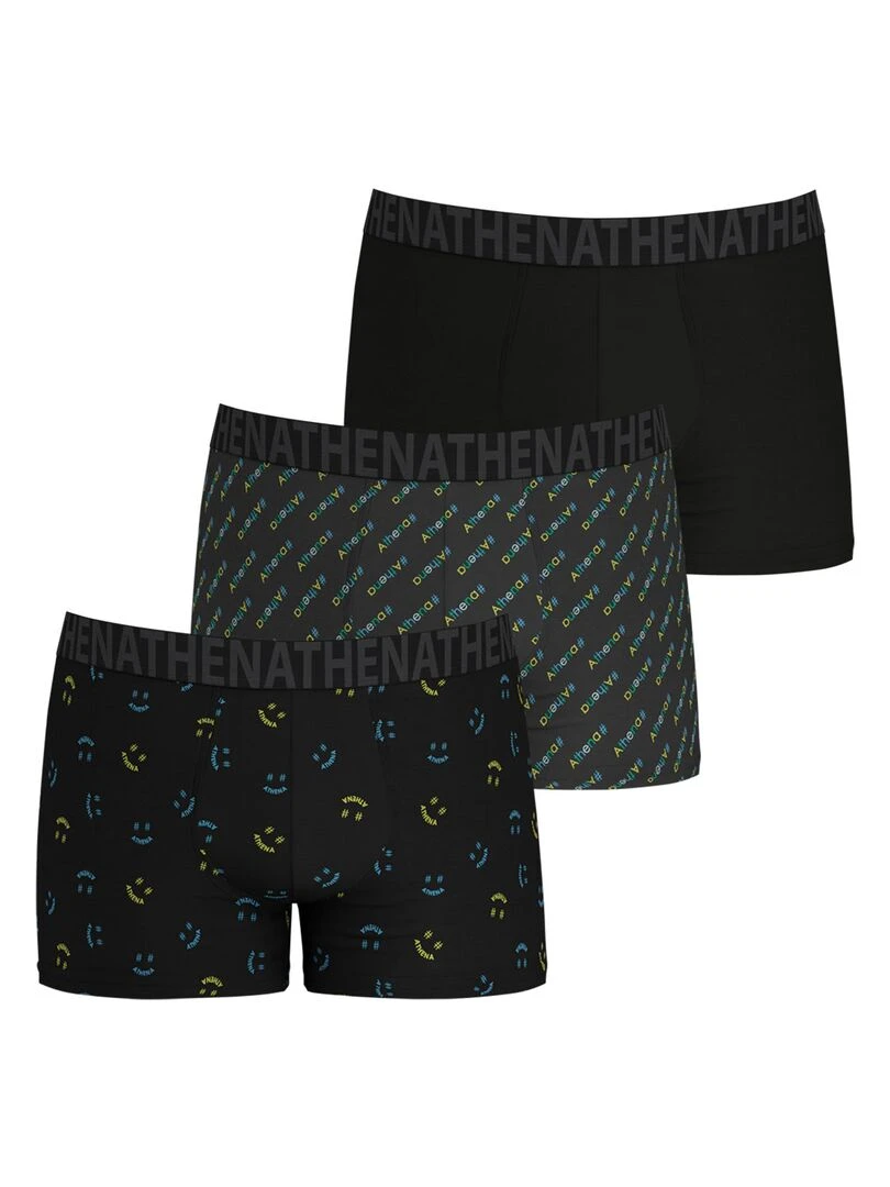 Lot de 3 boxers homme Easy Fun Kaki