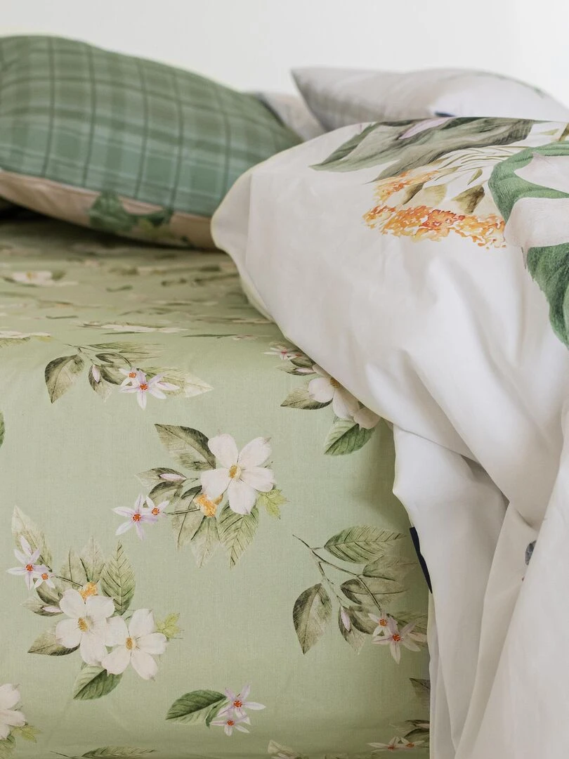 Housse de couette Azahara "Happyfriday"   Blanc