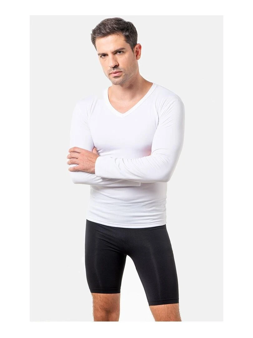 Pack 3 T shirt thermique polaire Alaska Blanc