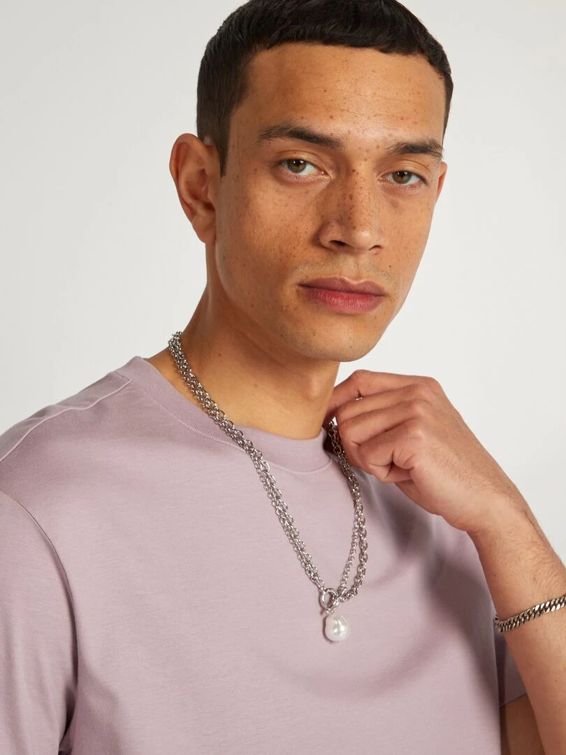T shirt à col rond en coton   Tough Cotton™   Violet