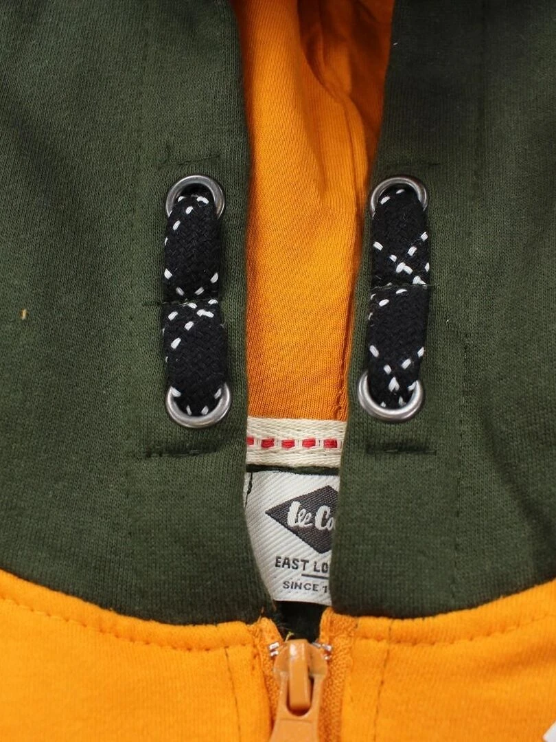 Lee Cooper Veste garçon imprimé logo en coton Orange
