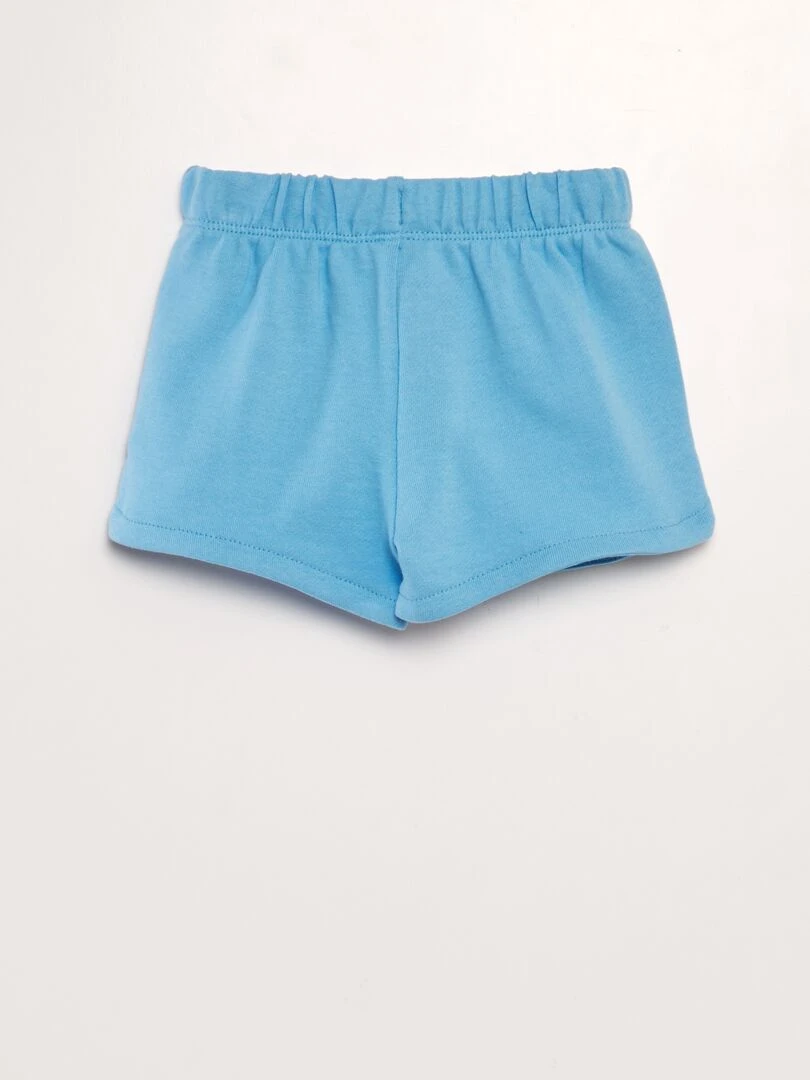 Short en french terry Bleu