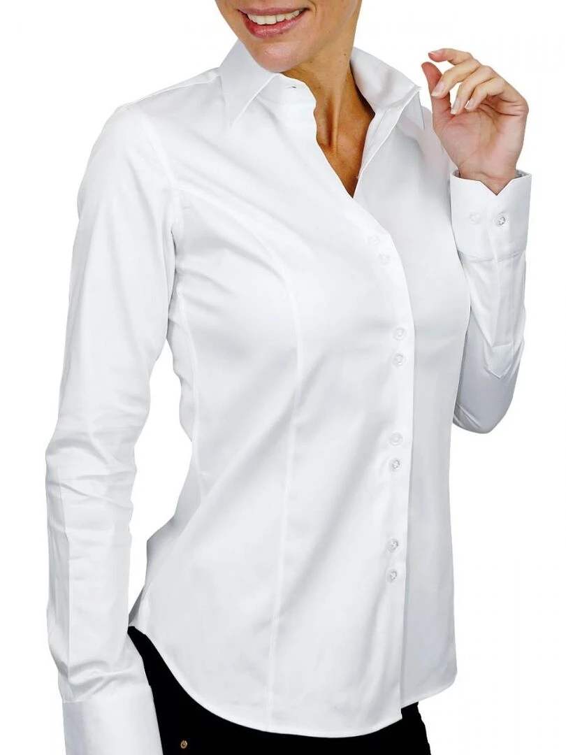 Chemise col italien CLEVELAND   Blanc