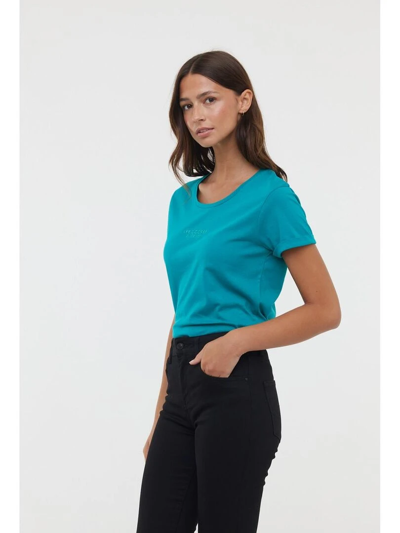 Lee Cooper T Shirt coton ARARI MC Gris