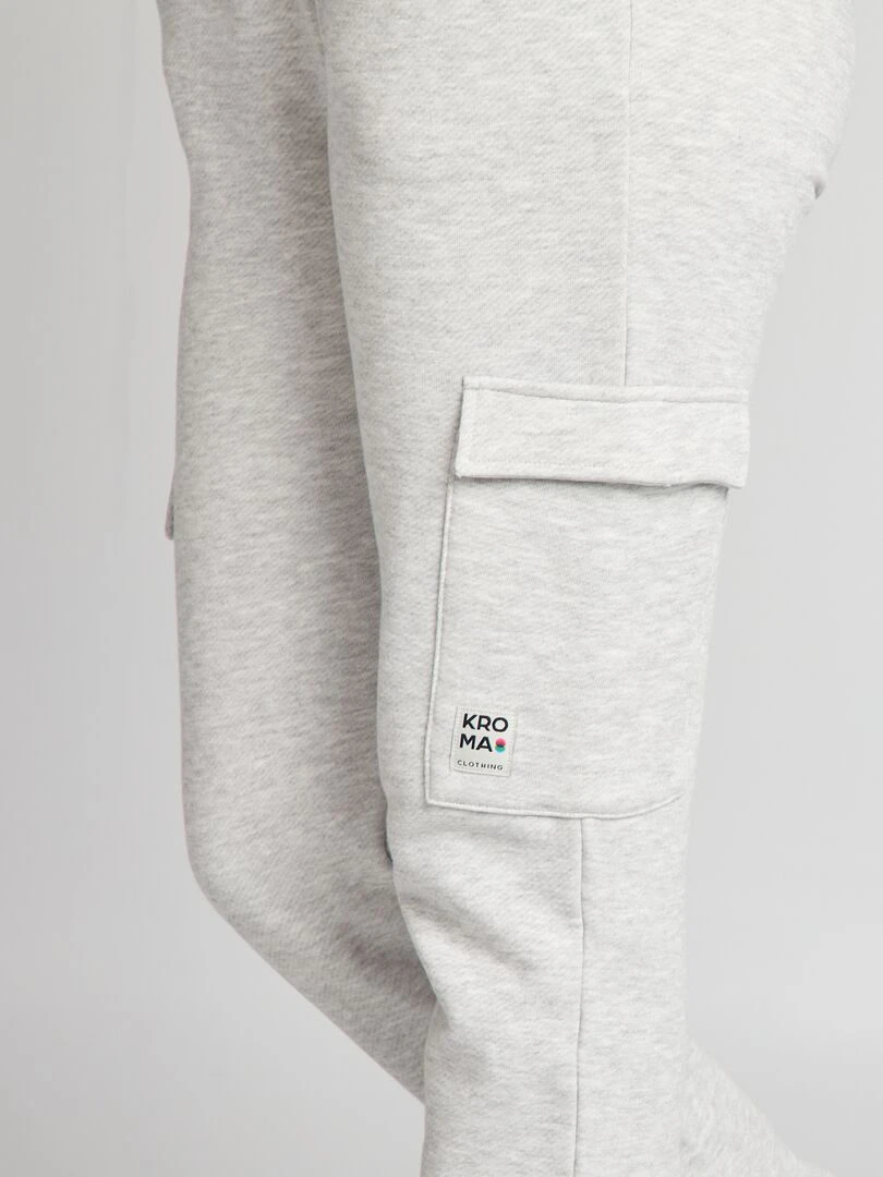 Jogging en molleton   Gris