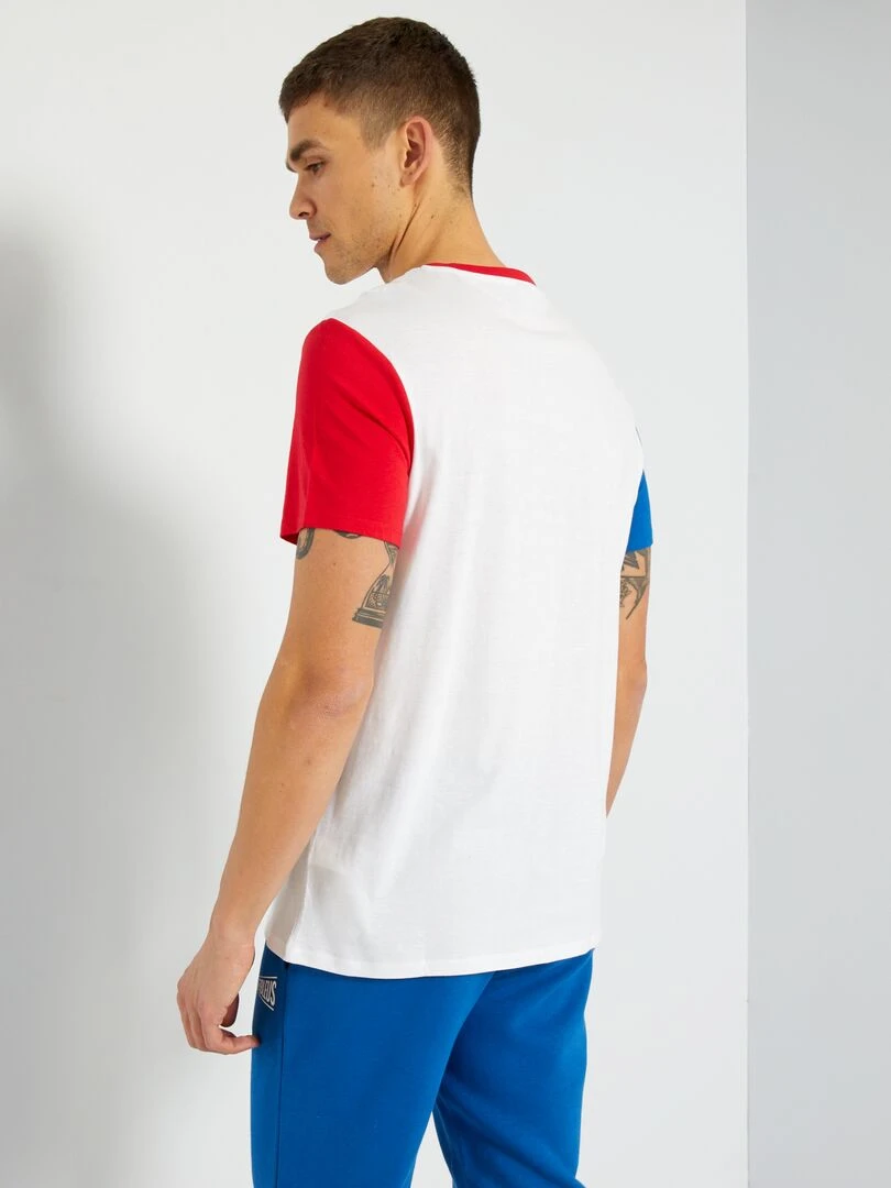 T shirt 'Allez les bleus'   Bleu/blanc/rouge