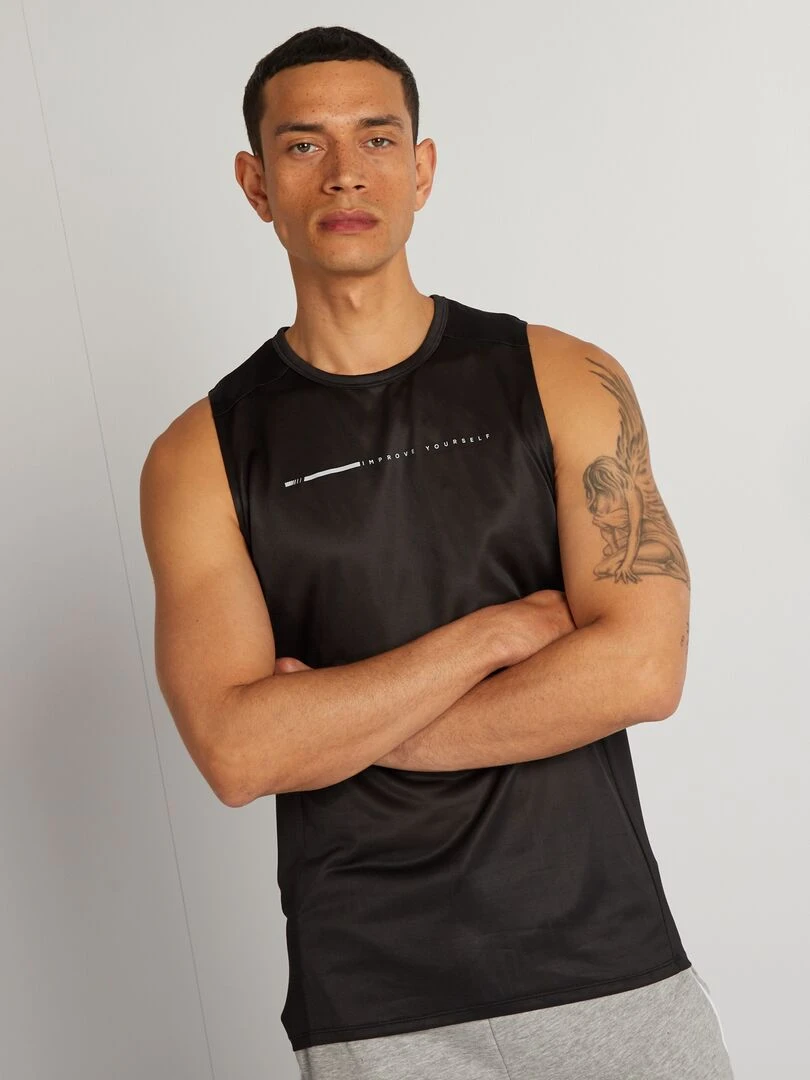 Débardeur de sport Noir