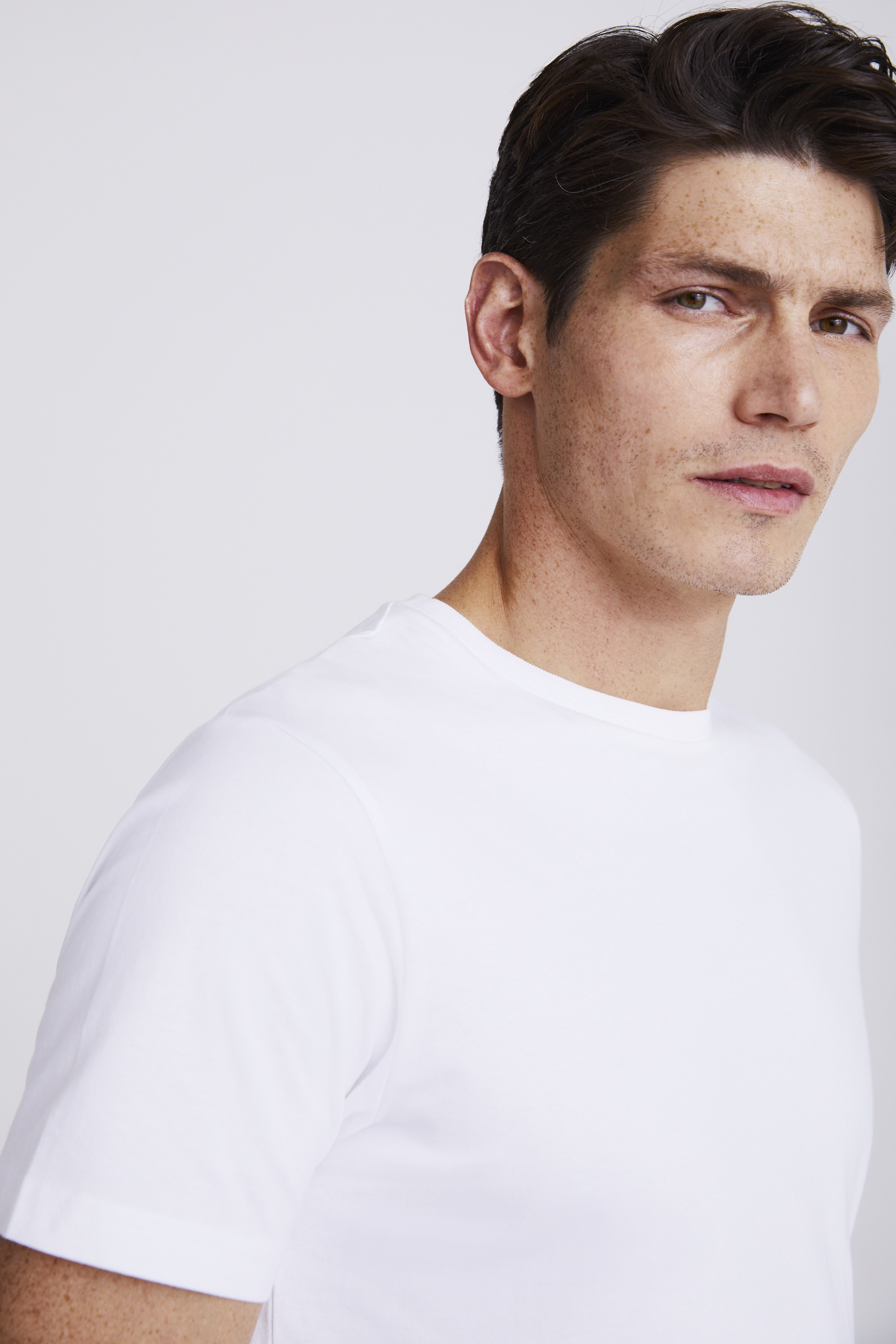 White Crew Neck T-Shirt   Buy Online at Moss
