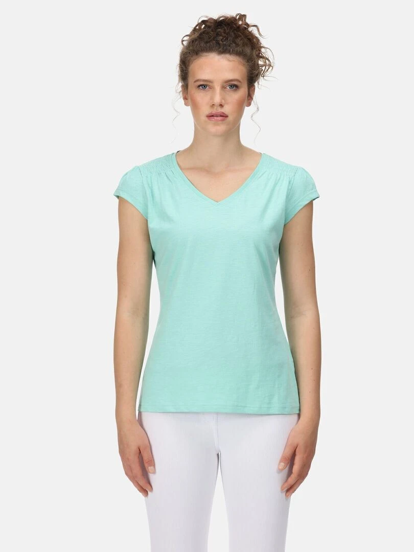 Regatta   T shirt FRANCINE   Bleu turquoise